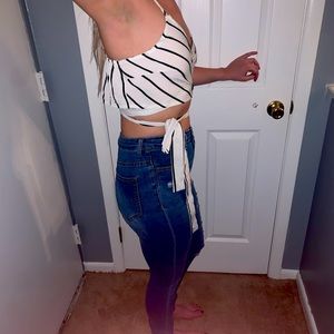 Tie crop top